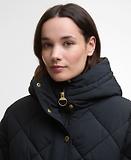 Thumbnail 5 of Barbour Women's Kailyn Puffer Jacket - Black/Classic Tartan