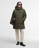 Thumbnail 3 of Barbour Women's Kailyn Puffer Jacket - Olive/Ancient Tartan