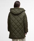 Thumbnail 4 of Barbour Women's Kailyn Puffer Jacket - Olive/Ancient Tartan