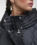 Thumbnail 6 of Barbour Women's Celine Quilted Jacket - Black/Onyx Tartan