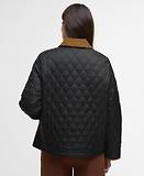 Thumbnail 4 of Barbour Women's Icons Cropped Liddesdale Quilted Jacket - Black/Classic