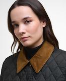Thumbnail 5 of Barbour Women's Icons Cropped Liddesdale Quilted Jacket - Black/Classic