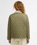 Thumbnail 4 of Barbour Women's Icons Cropped Liddesdale Quilted Jacket - Bleached Olive/Ancient/Gardenia