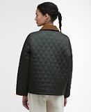 Thumbnail 4 of Barbour Women's Icons Cropped Liddesdale Quilted Jacket - Sage/Ancient