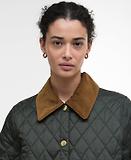 Thumbnail 5 of Barbour Women's Icons Cropped Liddesdale Quilted Jacket - Sage/Ancient