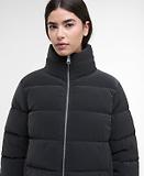 Thumbnail 6 of Barbour International Women's Hudson Velvet Puffer Jacket - Black