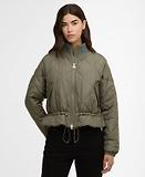 Thumbnail 2 of Barbour International Women's Pagan Quilted Jacket - Dusky Khaki