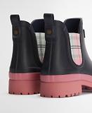 Thumbnail 6 of Barbour Women's Mallow Chelsea Welly - Navy/Cherry Blossom