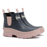 Thumbnail 1 of Barbour Women's Nimbus Chelsea Wellington Boots - Dusky Grey/Gardenia Pink
