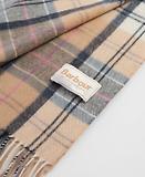 Thumbnail 4 of Barbour Women's Serena Tartan Lambswool Scarf - Dress/Hessian