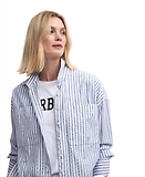 Thumbnail 5 of Barbour Women's Violetta Striped Shirt - Chambray
