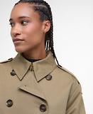 Thumbnail 5 of Barbour Women's Aoife Showerproof Trench Coat - Military Brown/Hessian Tartan