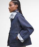 Thumbnail 6 of Barbour Women's Demi Showerproof Jacket - Indigo/Hessian Tartan