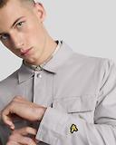 Thumbnail 5 of Lyle & Scott Men's Ripstop Overshirt - Pale Grey