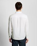 Thumbnail 5 of Lyle & Scott Men's Long Sleeve Linen Shirt - White