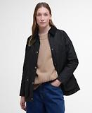 Thumbnail 2 of Barbour Women's Acorn Wax Jacket - Black/Classic