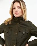 Thumbnail 2 of Barbour Women's Winter Defence Waxed Jacket - Olive/Classic