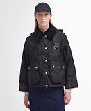 Thumbnail 2 of Barbour Women's Reighton Spey Wax Jacket - Black/Classic