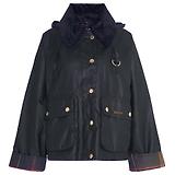 Thumbnail 1 of Barbour Women's Reighton Spey Wax Jacket - Black/Classic