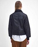 Thumbnail 4 of Barbour Women's Cropped Beadnell Wax Jacket - Black/Classic