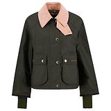 Thumbnail 1 of Barbour Women's Cropped Beadnell Wax Jacket - Archive Olive/Ancient/Gardenia