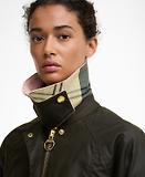 Thumbnail 5 of Barbour Women's Cropped Beadnell Wax Jacket - Archive Olive/Ancient/Gardenia