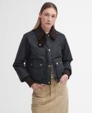 Thumbnail 2 of Barbour Women's Cropped Beadnell Wax Jacket - Sage/Ancient