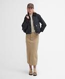 Thumbnail 3 of Barbour Women's Cropped Beadnell Wax Jacket - Sage/Ancient