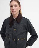 Thumbnail 5 of Barbour Women's Cropped Beadnell Wax Jacket - Sage/Ancient