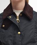 Thumbnail 6 of Barbour Women's Cropped Beadnell Wax Jacket - Sage/Ancient