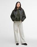 Thumbnail 3 of Barbour Women's Arlene Wax Jacket - Fern/Ancient Tartan