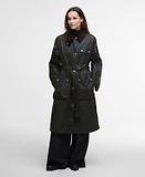 Thumbnail 2 of Barbour Women's Milda Waxed Trench Coat - Fern/Sage/Ancient Tartan