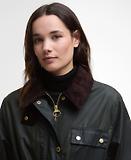Thumbnail 5 of Barbour Women's Milda Waxed Trench Coat - Fern/Sage/Ancient Tartan