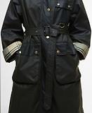 Thumbnail 7 of Barbour Women's Milda Waxed Trench Coat - Fern/Sage/Ancient Tartan