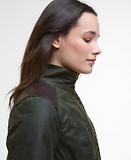 Thumbnail 5 of Barbour Women's Fern Wax Jacket - Fern/Classic Tartan