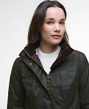 Thumbnail 7 of Barbour Women's Fern Wax Jacket - Fern/Classic Tartan