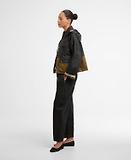 Thumbnail 3 of Barbour Women's Liza Wax Jacket - Black/Grey/Sand/Dress