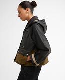 Thumbnail 6 of Barbour Women's Liza Wax Jacket - Black/Grey/Sand/Dress