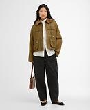 Thumbnail 3 of Barbour Women's Liza Wax Jacket - Sand/Dress
