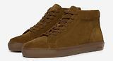 Thumbnail 2 of Oliver Sweeney Men's Laxey Suede Cupsole Hi-Top Trainers - Tan