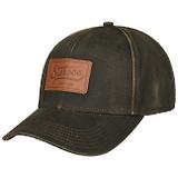 Thumbnail 1 of Stetson Leather Patch Baseball Cap - Brown
