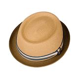 Thumbnail 2 of Stetson Licano Toyo Pork Pie Straw Hat - Brown