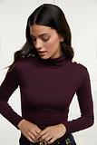 Thumbnail 9 of Holland Cooper Women's Essential Roll Neck - Burgandy