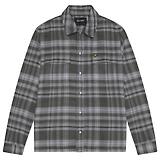 Thumbnail 1 of Lyle & Scott Men's Brushed Tartan Overshirt - Warm Grey