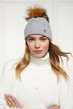 Thumbnail 4 of Holland Cooper Cortina Beanie Bobble Hat - Soft Grey