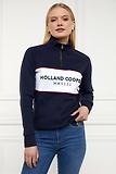 Thumbnail 4 of Holland Cooper Women's Sporting Heritage Zip Henley - Ink Navy