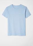 Thumbnail 4 of Paul Smith Men's Organic Cotton Logo 3 Pack Lounge T-Shirts - White/Sky Blue/Black