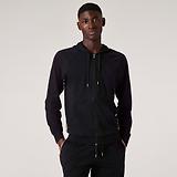 Thumbnail 2 of Paul Smith Men's Jersey Cotton Zip Lounge Hoodie - Black