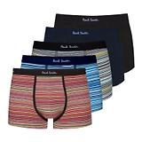 Thumbnail 1 of Paul Smith Men's Organic Cotton 5 Pack Boxer Briefs - Signature Stripe