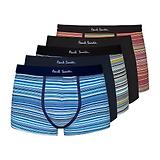 Thumbnail 2 of Paul Smith Men's Organic Cotton 5 Pack Boxer Briefs - Signature Stripe